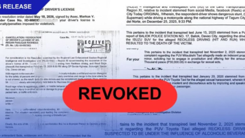 LTO revoked licenses of 13 drivers in Davao Region over road violations