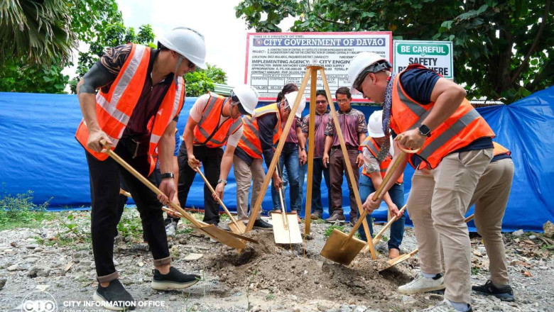 CDRRMO-Central 911 breaks ground for new satellite station in Paquibato