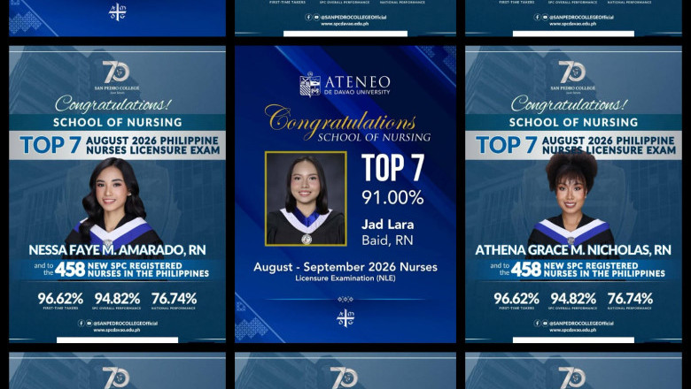 13 Davao City graduates make it to top 10 in 2026 Nurse Licensure Exam