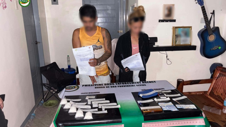 ₱3.5-M shabu seized; live-in couple nabbed in Davao de Oro